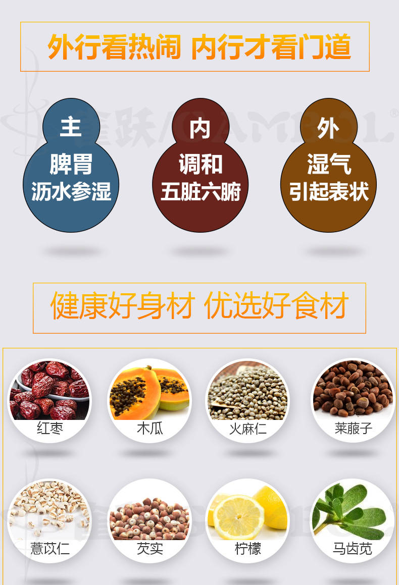21味草本古方 湿胖清茶红豆薏米茶排毒养颜祛湿胖减肥