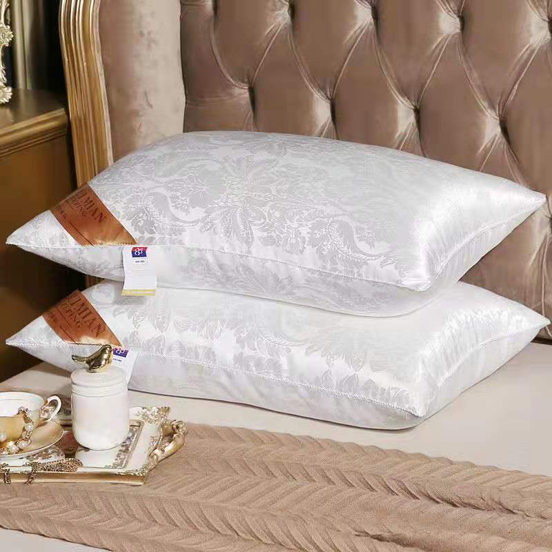 枕头 枕芯一对装学生家用婚庆护颈椎软枕头芯