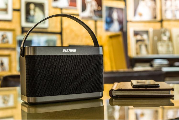 boss蓝牙音箱大音量功率低音炮hifi音响智能手机柏声户外插卡u盘