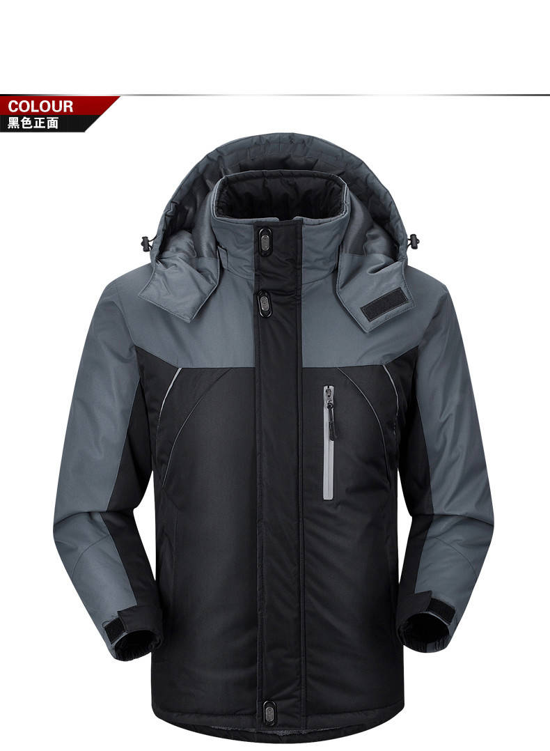 南极人棉衣男青年中长款男士外套棉服男大码防寒棉袄男冬天衣服厚