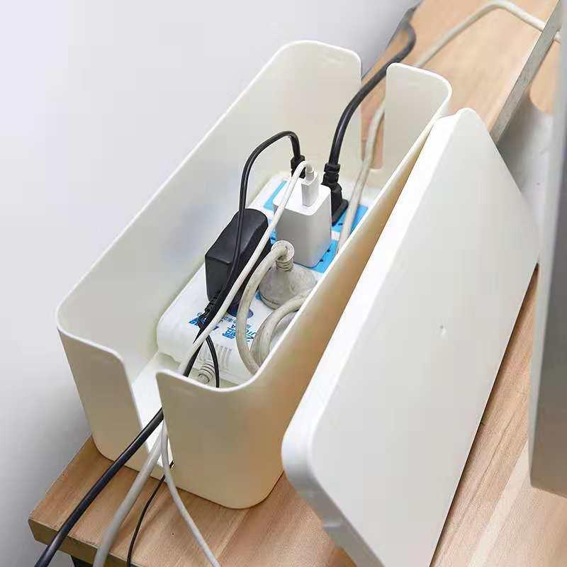 超大号电线收纳盒理线盒插座插板电线整理盒电脑线电源集线盒