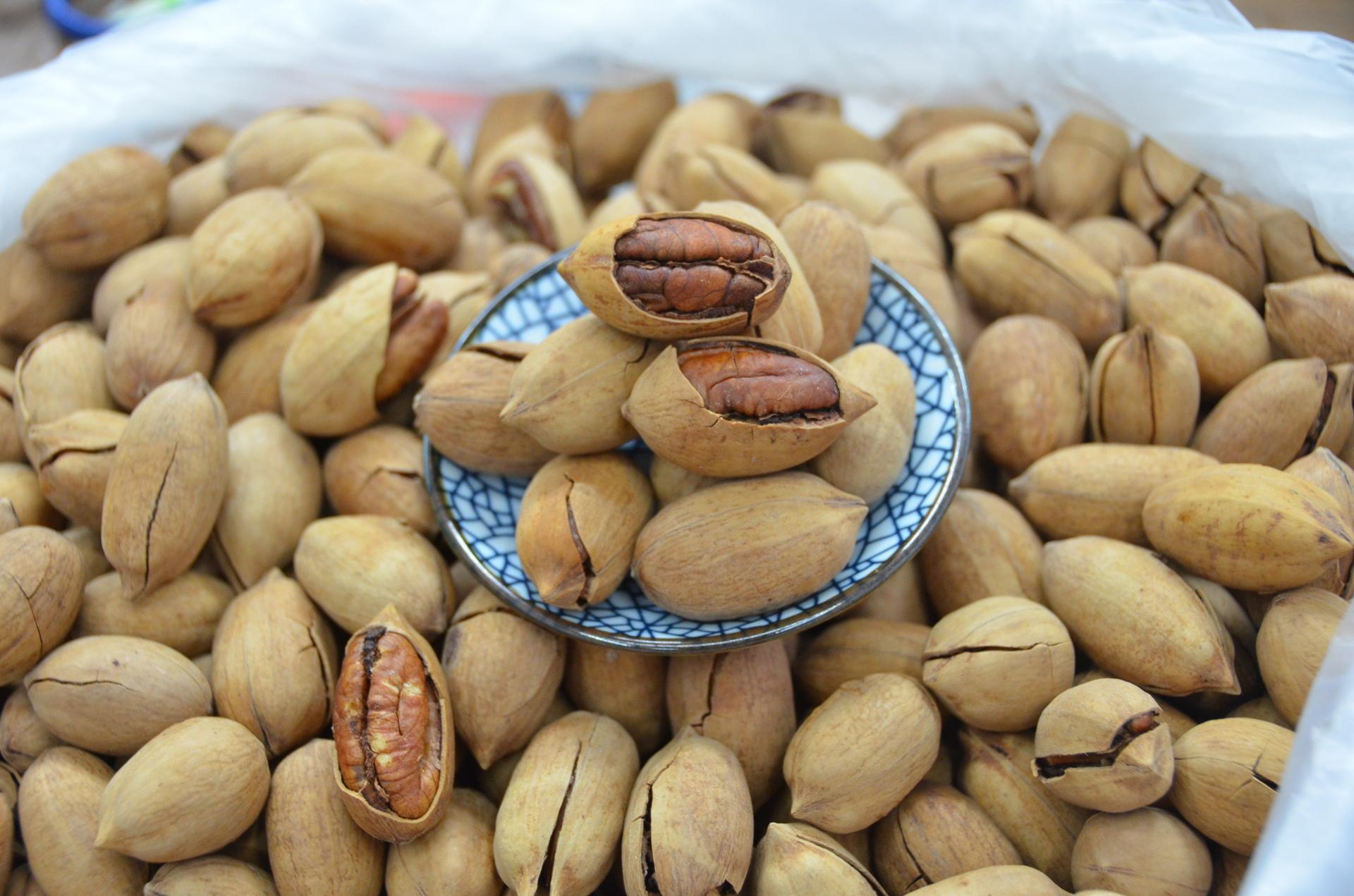 500克 新货 奶油味碧根果/长寿果坚果休闲零食品干果炒货批发a