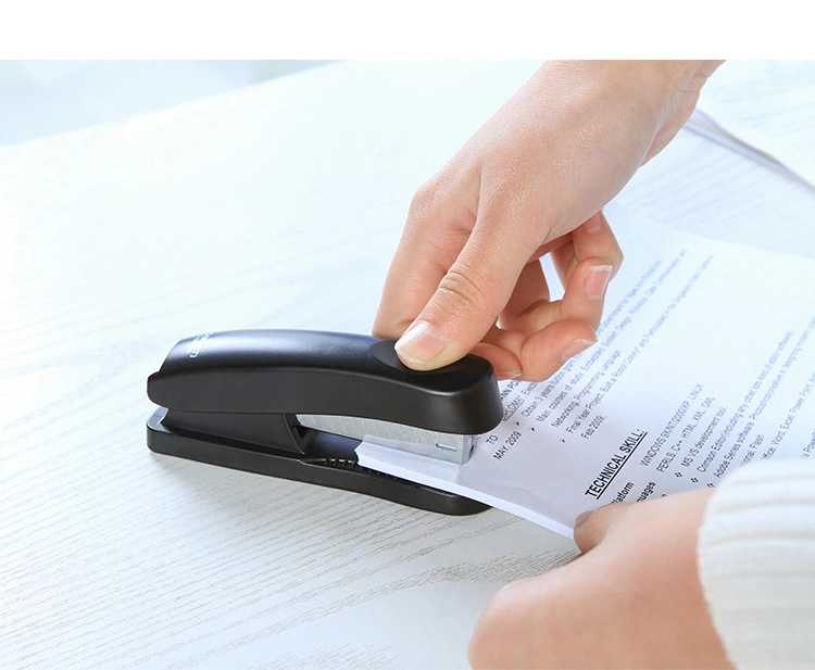 【包邮】订书机韩版文具迷你订书钉办公用大号学生装订机订书器省力