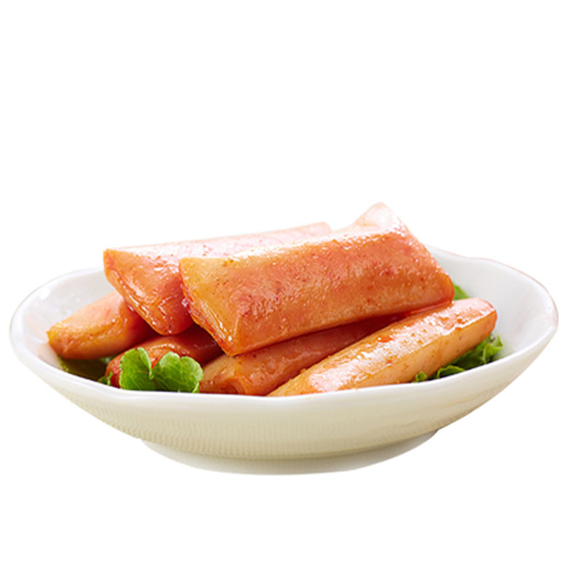海欣手撕蟹柳棒10g*25根即食蟹肉蟹棒好吃零食品蟹肉棒