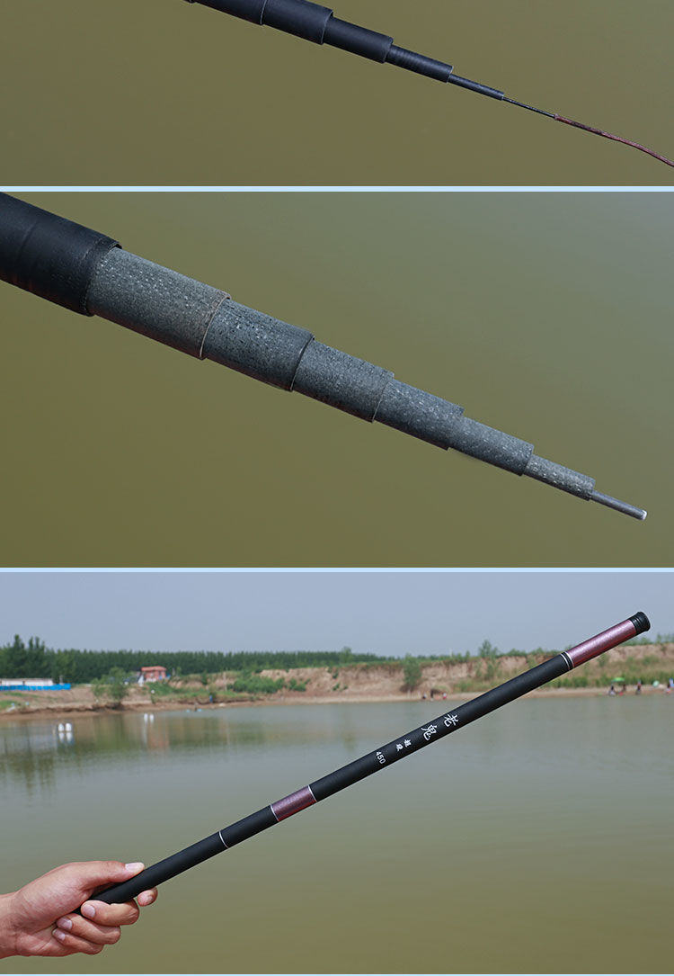 【正品老鬼买一送一】老鬼鱼竿手竿超轻超硬溪流竿短节鲫鱼竿