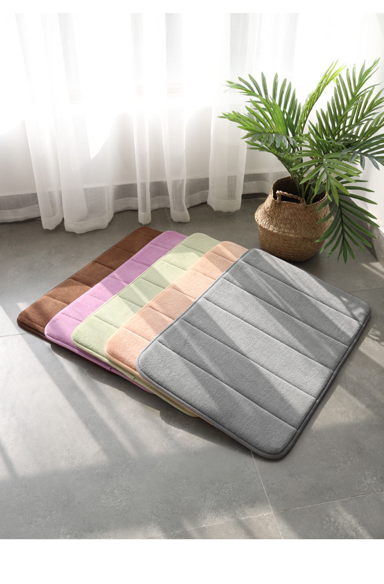 (好质量)加厚吸水防滑垫卫生间门垫地垫进门脚垫卫浴卧室垫子地毯