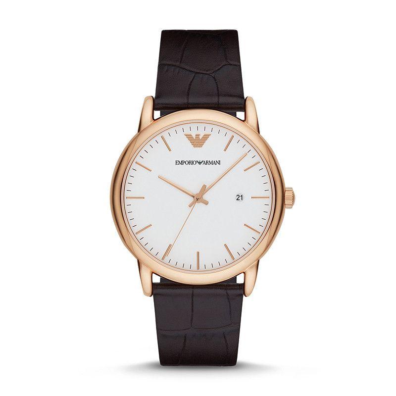 阿玛尼手表 钢带表带女士经典时尚休闲石英腕表 ar1908