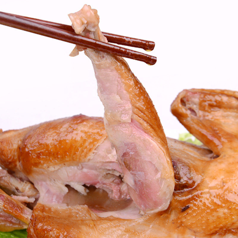【美食推荐】山东特产德州扒鸡五香扒鸡烧鸡卤味零食500g
