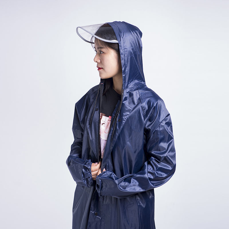【加厚】户外雨衣长款连体电动车雨衣男女适用