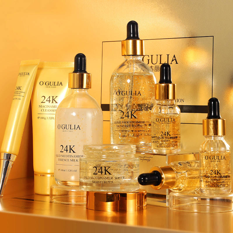 【尊享黄金8件套】正品24k黄金护肤品套装补水保湿美白祛斑化妆品