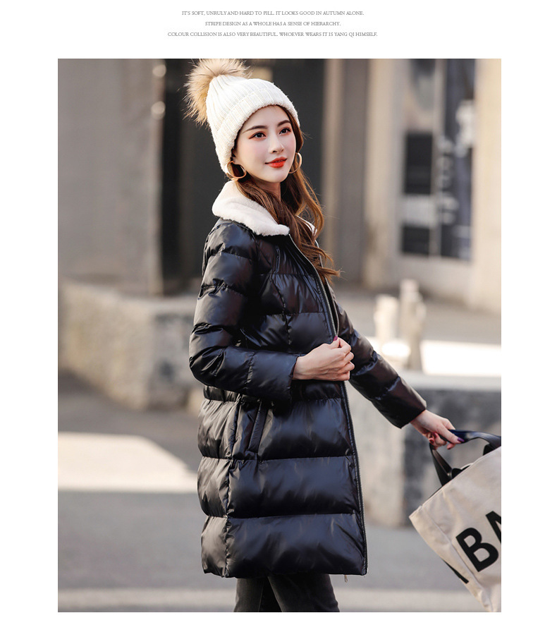 棉衣女中长款2019冬季新款女装韩版宽松ins羽绒棉服百搭棉袄外套