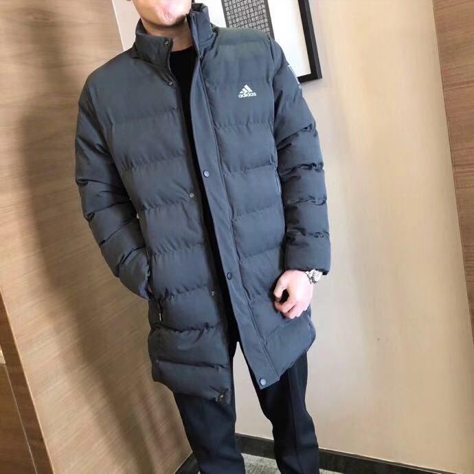 adidas阿迪达斯男士中长款加厚羽绒棉棉服外套1114215