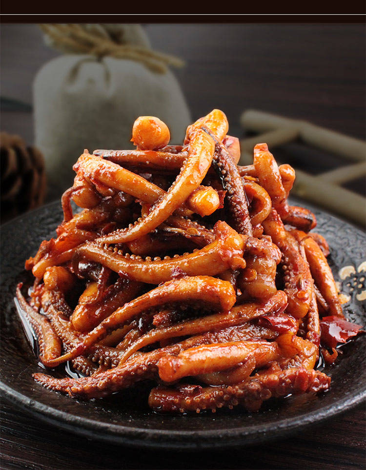 香辣鱿鱼丝网红麻辣零食海鲜熟食鱿鱼片休闲小吃
