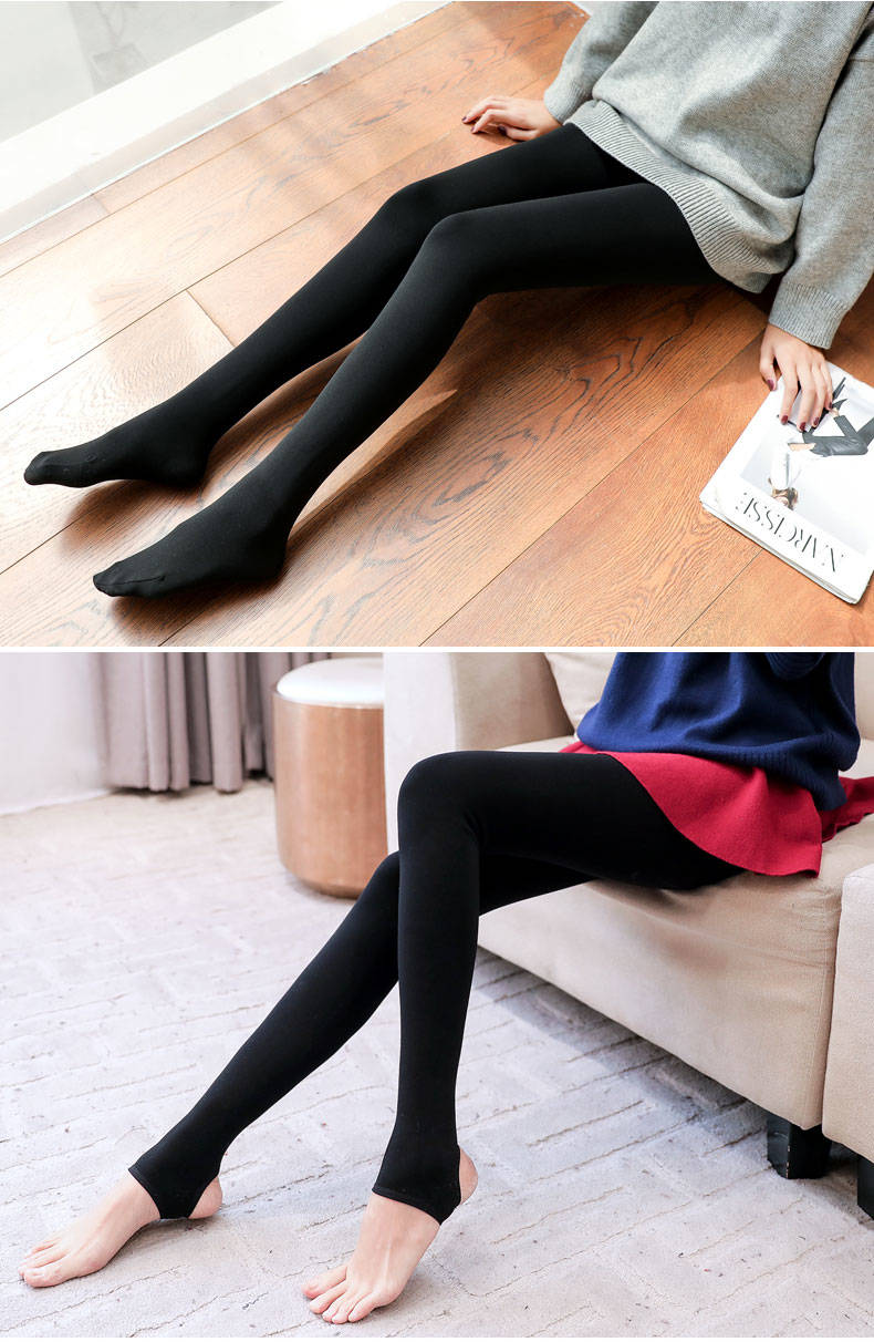 升级版加厚加绒打底裤子肉色光腿秋冬季肤色一体连裤袜保暖神器女