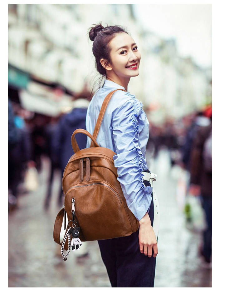 【明星同款】2019秋冬新双肩包女新旅行包女背包大容量妈咪包书包