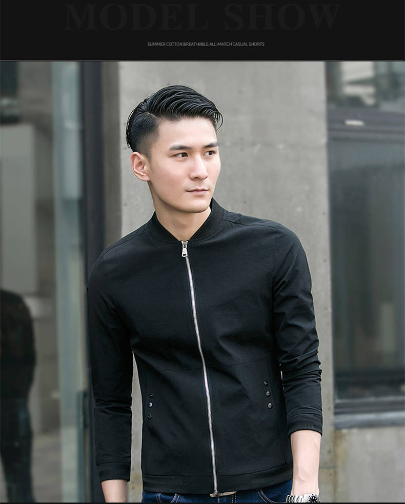 品牌男装 男士外套 > 男士夹克春秋季2020新款男装休闲韩版潮青年帅气