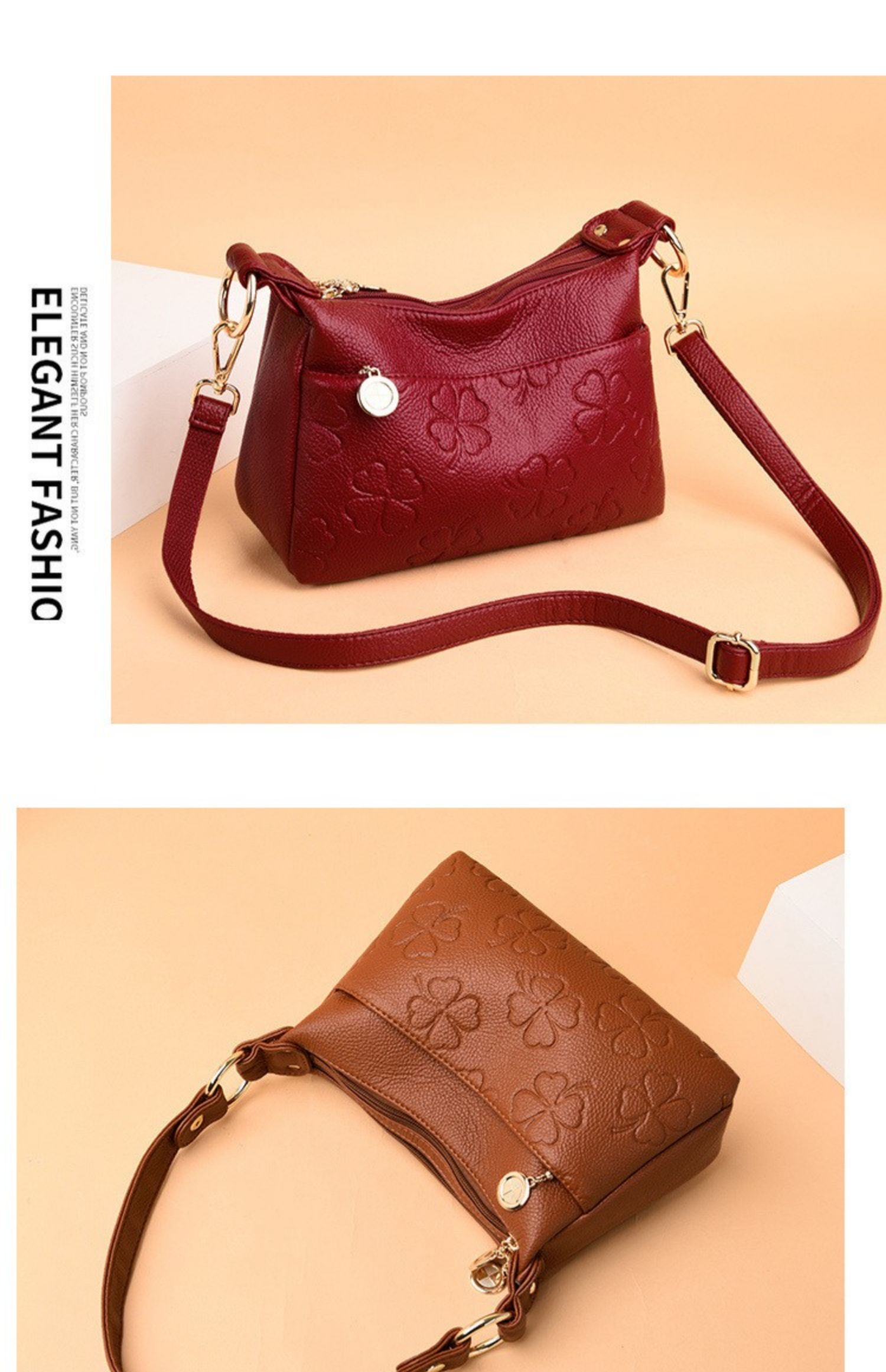 中老年女包妈妈婆婆奶奶小包包2019新款老年人单肩斜挎包中年挂包