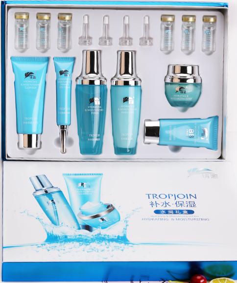 隆商汇消费乐返铸源正品水润礼盒补水保湿滋养清洁bb霜专柜化妆品套装