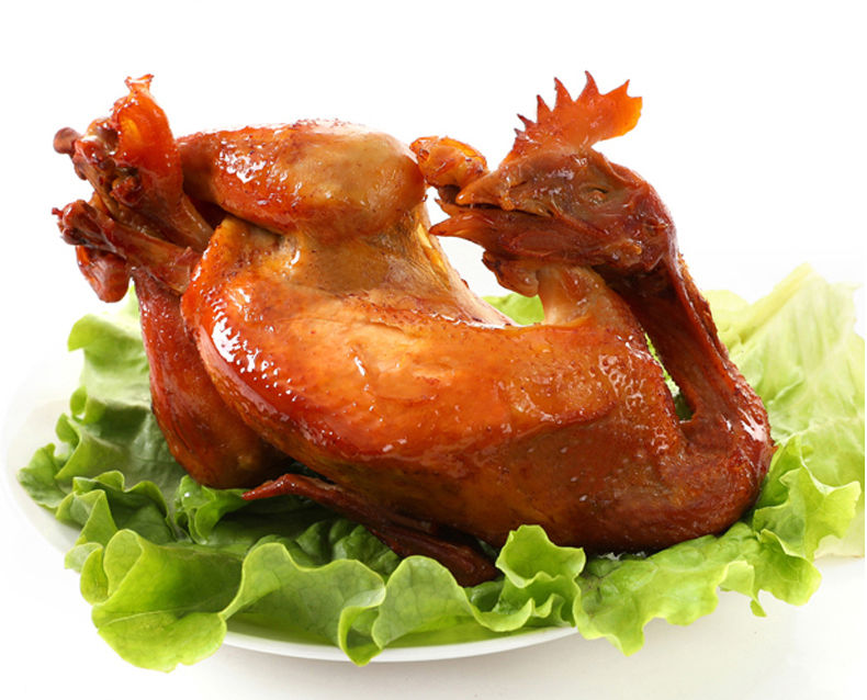 正宗烧鸡整只鸡肉熟食叫花鸡德州扒鸡五香熏鸡500g整鸡真空包装