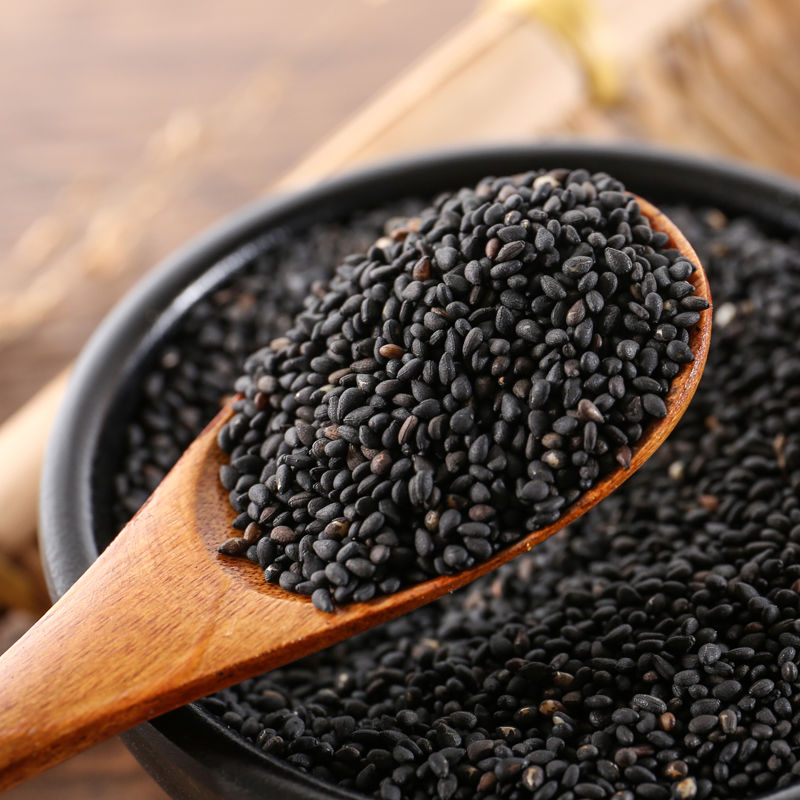 奇连熟黑芝麻 熟白芝麻 黑芝麻粉 19年新货30g/1000g炒香即食瓶装-销