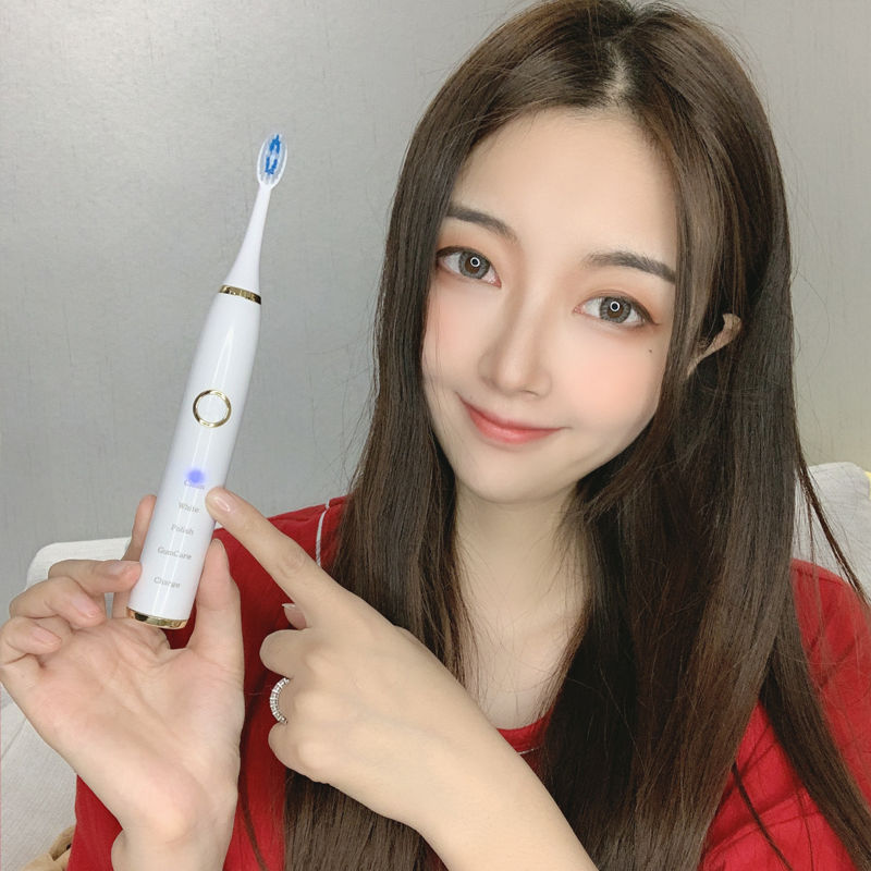 电动牙刷全自动成人儿童学生情侣少女心usb充电式静音防水软毛