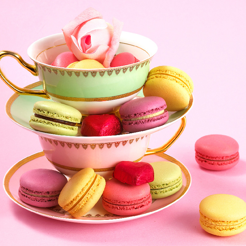 甜曲marledel马卡龙甜点24枚240g/12枚120g/6枚60g饼干年货礼盒