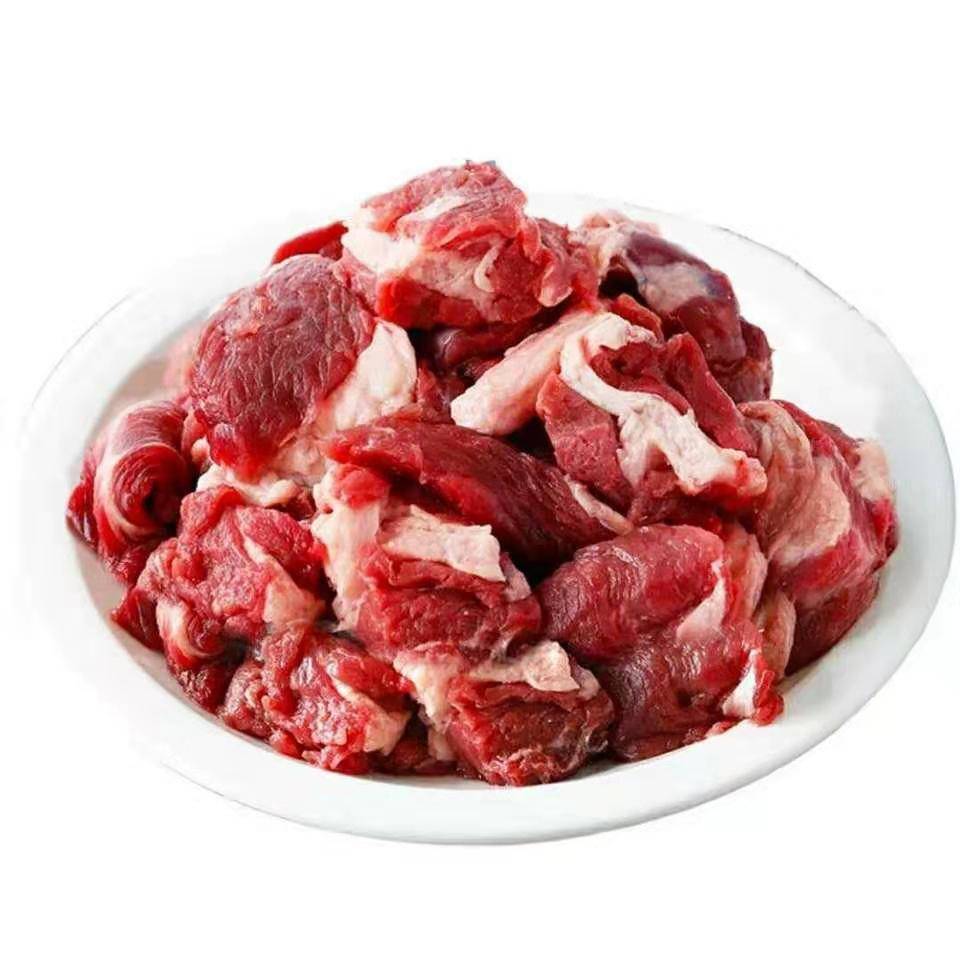 原切筋头巴脑牛肉无添加不注水剔骨肉牛筋冷冻火锅生鲜食材清真