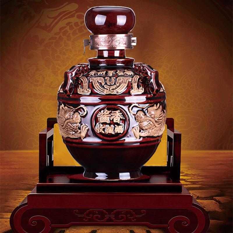 坛装白酒贵州茅台镇原浆酒酱香型53度1000ml*2龙坛装酒纯坤沙酒