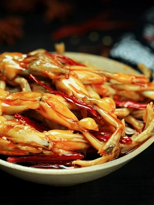 美食饮品 休闲食品 > 四川劲爆麻辣青蛙』新鲜现做冷吃美蛙,让你吃到