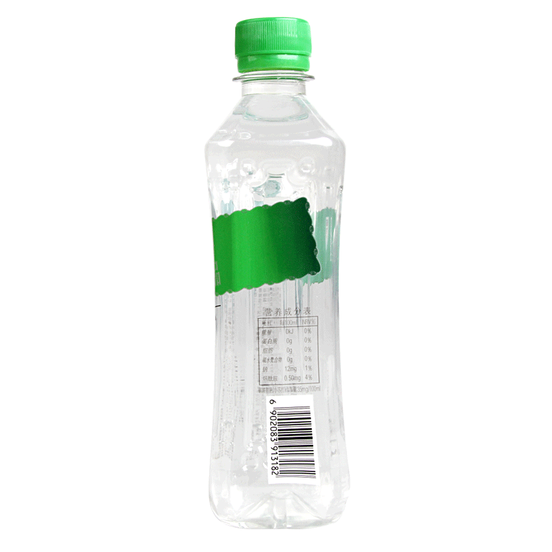 娃哈哈无汽苏打水 薄荷柠檬味 弱碱性饮料350ml*24瓶整箱