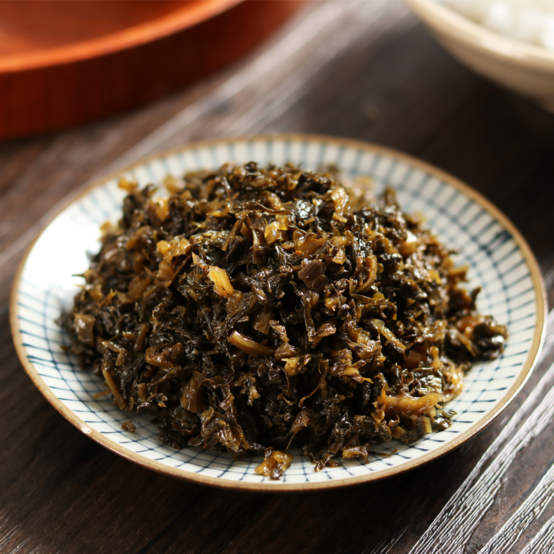 四川特产 正宗宜宾芽菜 碎粒牙菜末 农家自制腌菜干盐菜1000g袋装