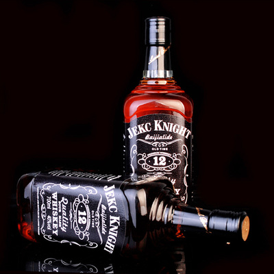 买2瓶送1瓶 洋酒杰克骑士威士忌700ml*2瓶 朗斯德白兰地500ml