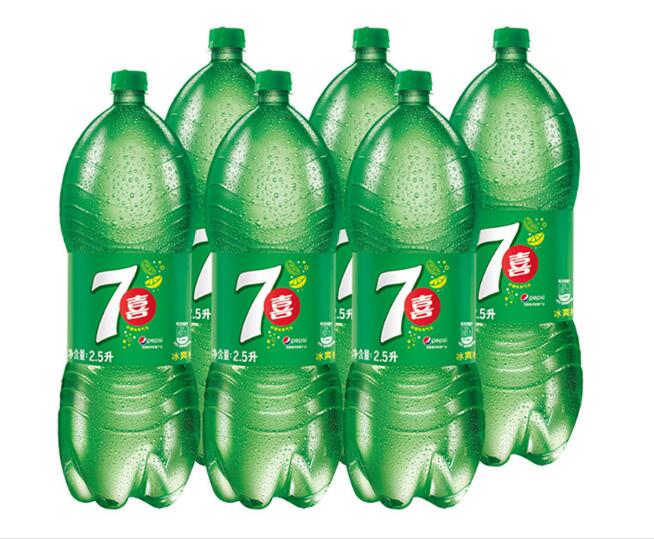 百事可乐 7喜柠檬味汽水2升*18 瓶