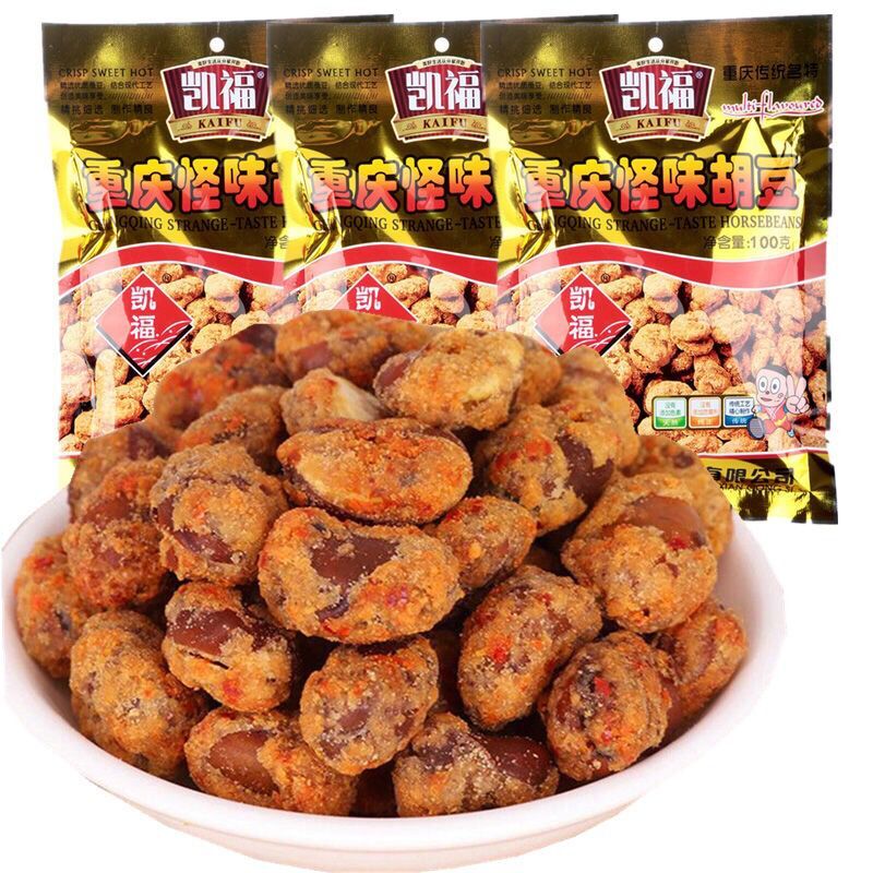 重庆特产 渝马重庆怪味胡豆100g装多规格可选 怀旧零食四川怪味蚕豆