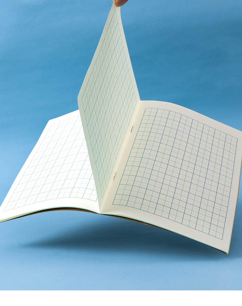 得力田字格本作业本子生字数学拼音小学生练字本幼儿园1-2年级写字