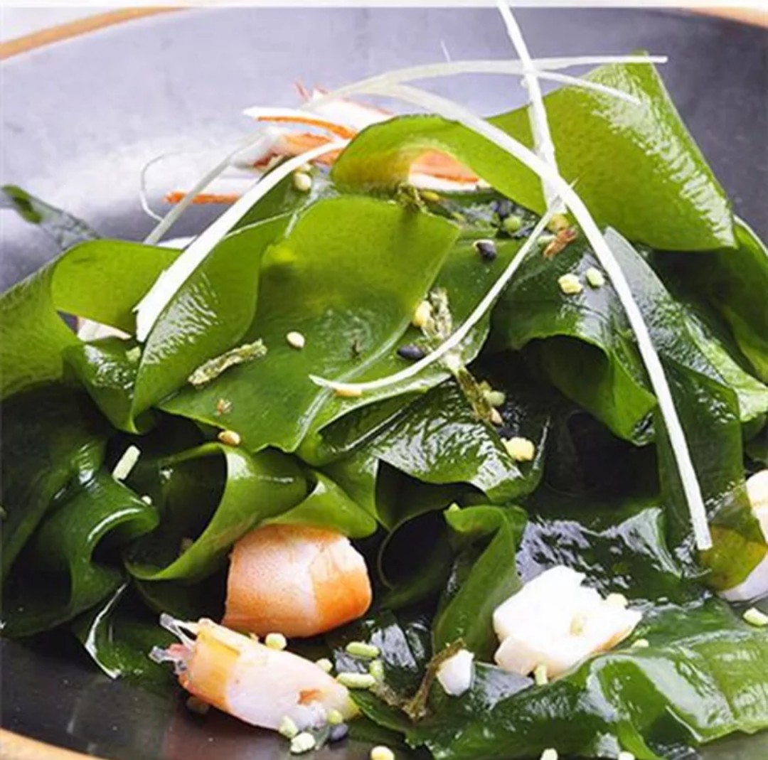 包邮盐渍裙带菜叶2斤/新嫩海白菜叶/厂家直销海菜/天然无添加非干货