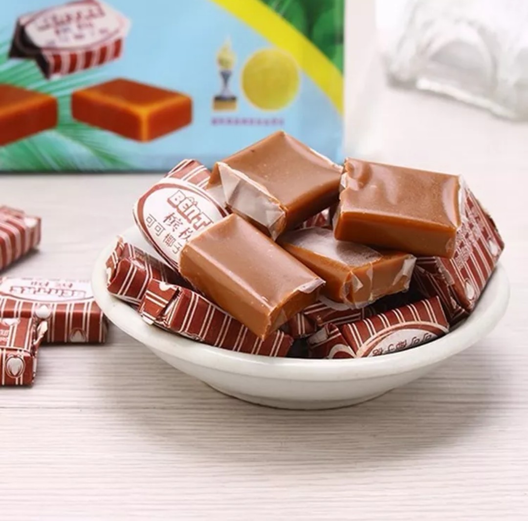 包邮【越南进口】越南特产槟椥可可椰子糖海南特产200g包邮特浓传统