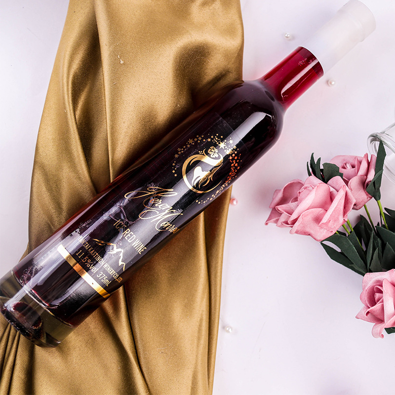 加拿大原酒进口冰红葡萄酒女士低度葡萄酒葡萄酒红酒干红葡萄酒杯葡萄