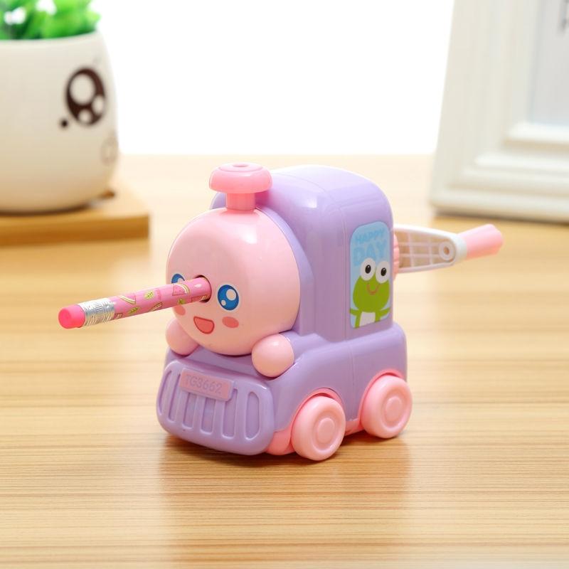 小猪佩奇手摇削笔机 卡通自动进笔卷笔刀学生铅笔削笔刀文具